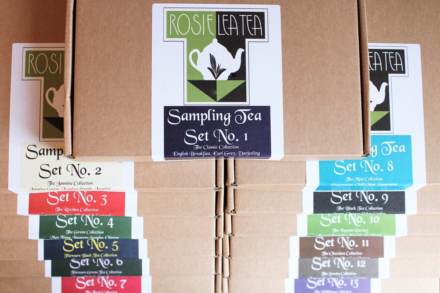 sampling tea sets